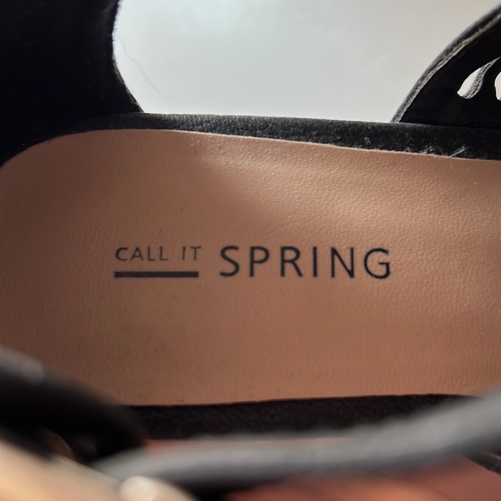 Call It Spring Black Wedges - Picture 6 of 6